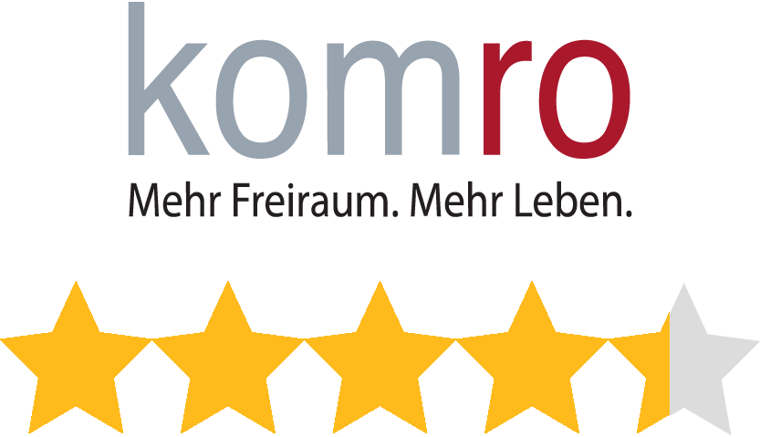 Sterne-Rating Kundenbewertungen Komro