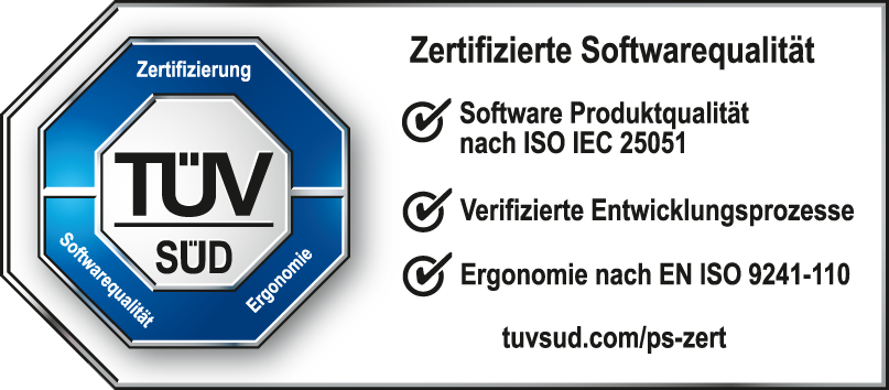 TÜV Süd Zertifizierte Softwarequalität