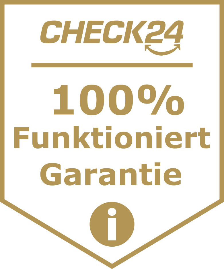CHECK24 100% Funktioniert Garantie