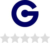 Das Logo von GlobalConnect mit einer Bewertung von 0 von 5 Sternen, dargestellt durch graue Sterne.