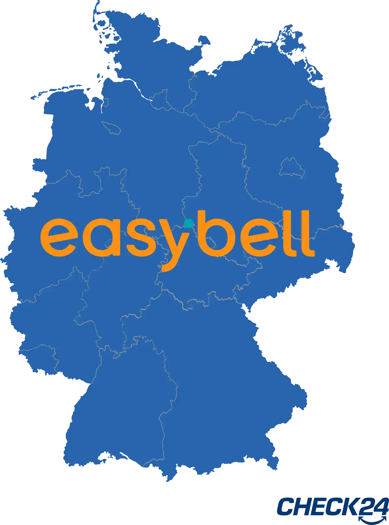 Karte zur Easybell Verfügbarkeit