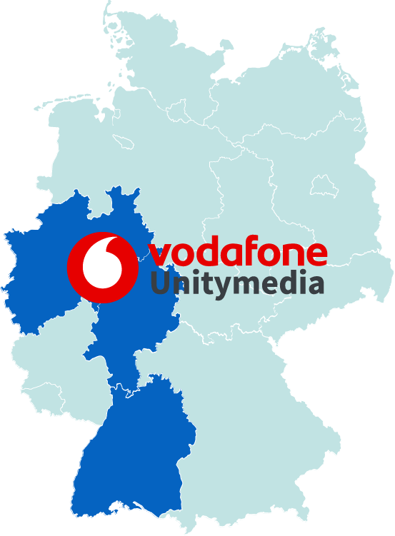 Vodafone Unitymedia Netzabdeckung