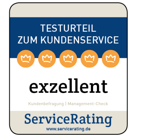 Service Rating Exzellent